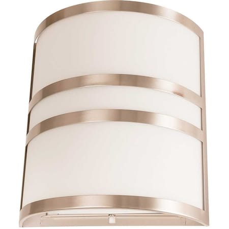 10 In. Brushed Nickel Sconce